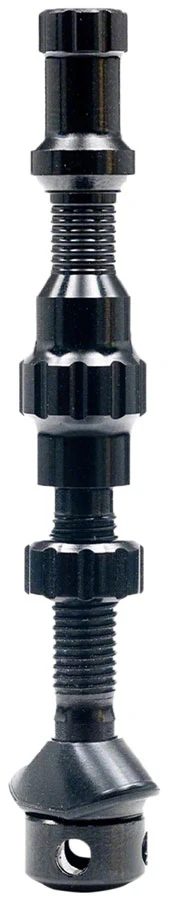 Stan's Tubeless Valve Stem Cap Color Kit - Black Pair - Image 2