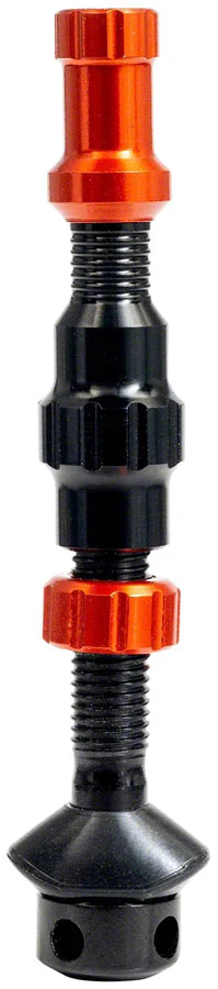 Stan's Tubeless Valve Stem Cap Color Kit - Orange Pair - Image 2