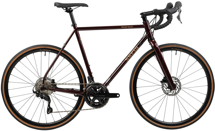 Surly Midnight Special Bike - 700c Steel 105 2x12 Carbon Fork BLK Cherry Fizz 58cm