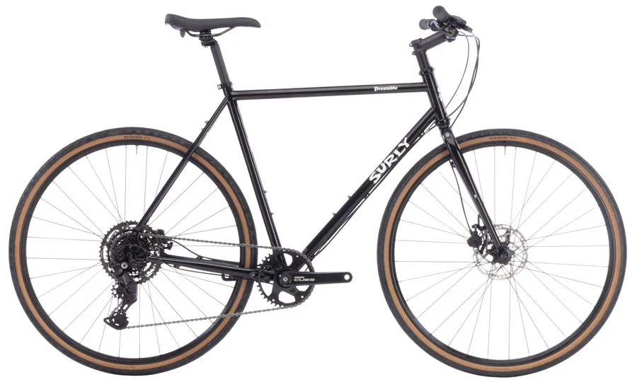 Surly Preamble Flat Bar Bike - 700c Steel Hi-Viz Black Large