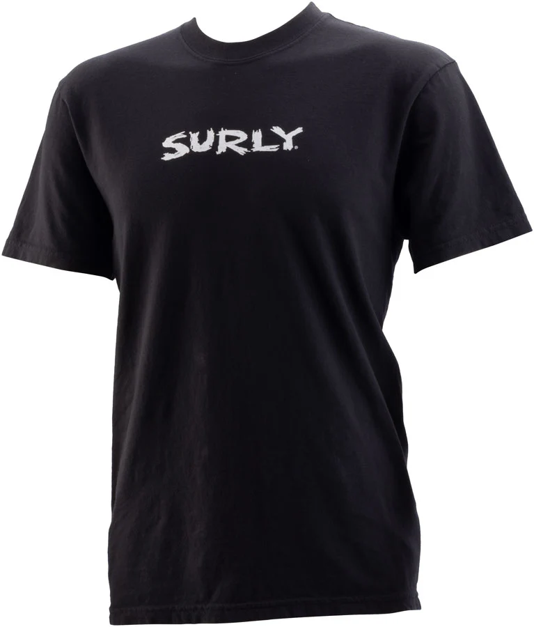 Surly Scratchy Logo Short Sleeve T-Shirt - Unisex Black X-Large