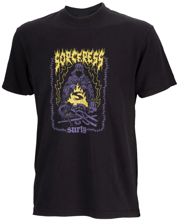Surly Sorceress Short Sleeve Shirt Black - 2X-Large