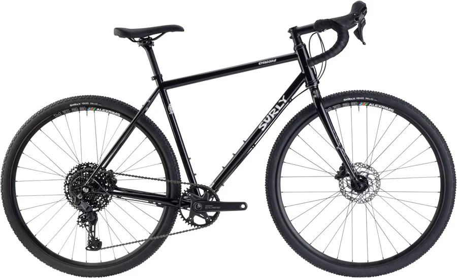 Surly Straggler Bike - 700c Steel Cues 1x11 Hi-Viz Black 58cm