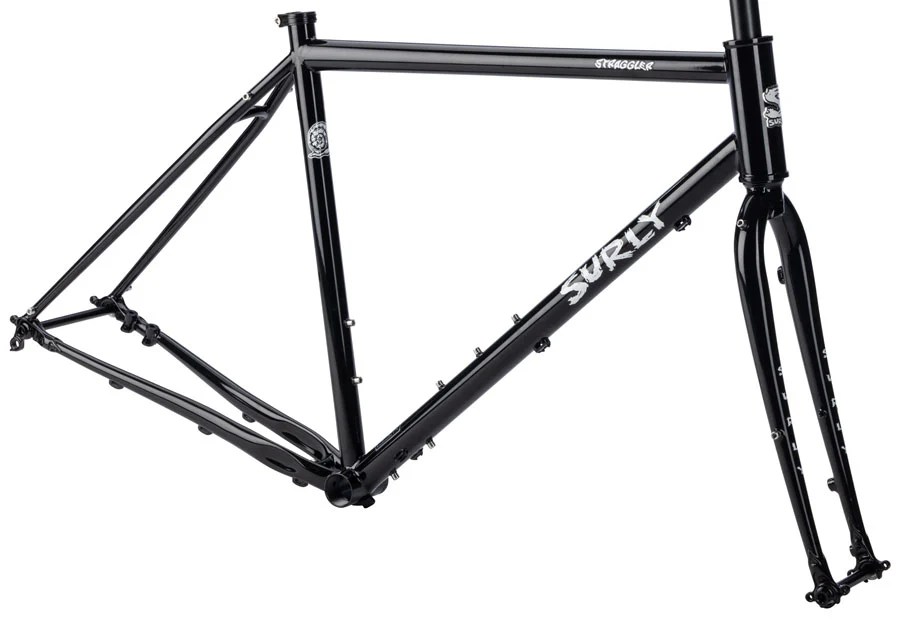 Surly Straggler Frameset - 700c Steel Hi-Viz Black 61cm