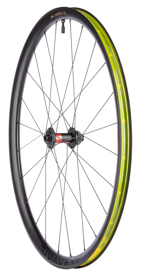 Teravail Circos Gravel Front Wheel - 700 12 x 100mm Center-Lock Carbon DT240 24H