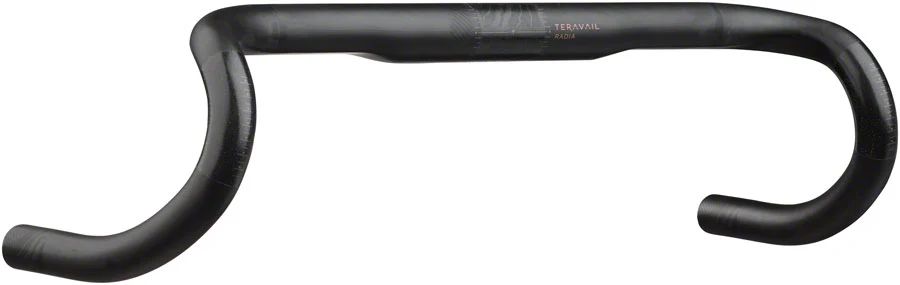 Teravail Radia 12 Carbon Drop Handlebar - Carbon 31.8mm 46cm Black
