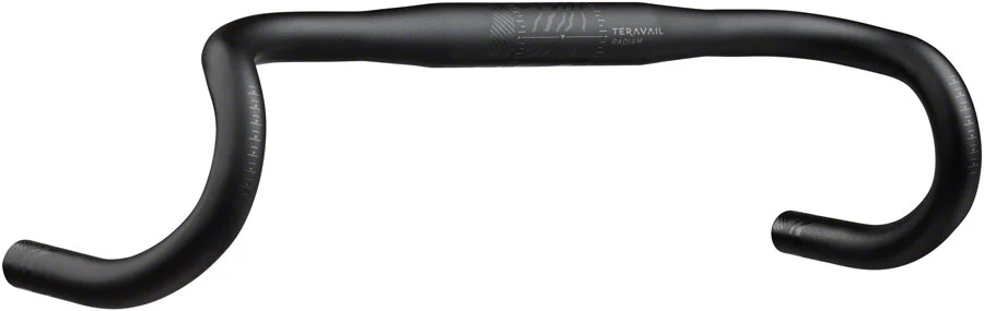 Teravail Radia 12 SE Drop Handlebar - Aluminum 31.8mm 40cm Black