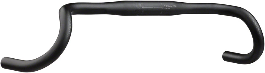 Teravail Radia 24 Drop Handlebar - Aluminum 31.8mm 40cm Black