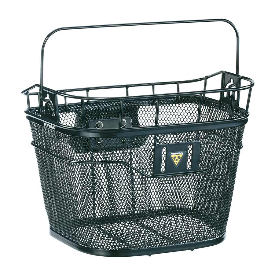 Topeak Front Basket with Fixer 3 Handlebar Bracket: Black
