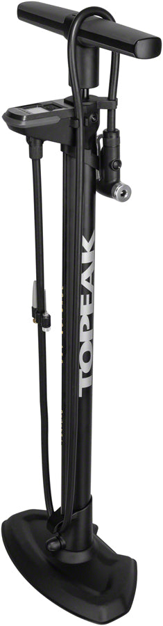 Topeak JoeBlow Pro Digital Floor Pump - 200psi / 13.8bar Digital Gauge SmartHead DX3 Air Release Button BLK/YLW - Image 2