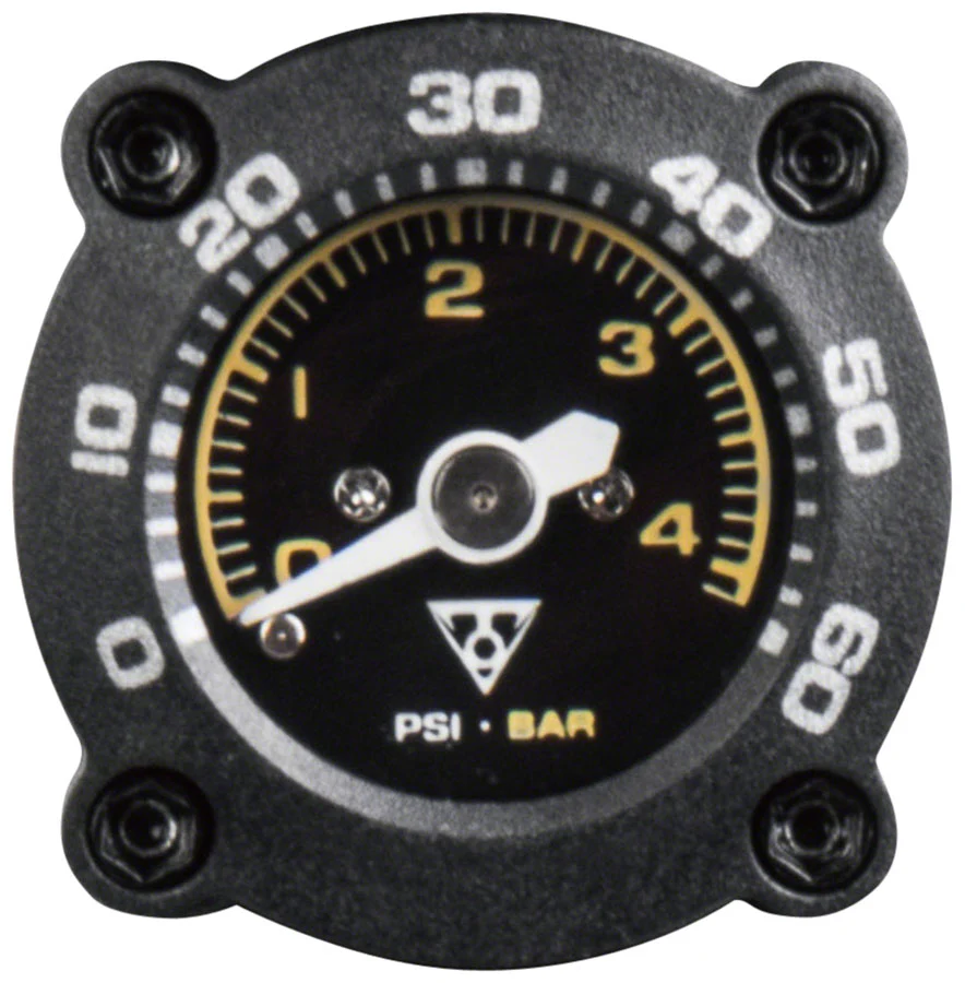 Topeak Mountain DA G Mini Pump 60psi With Gauge Black - Image 2