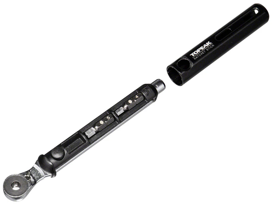 Topeak Ratchet Stick Ratchet Tool - 10 Piece Bit Set Black - Image 3
